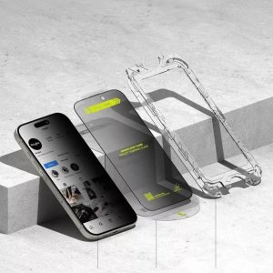 Ringke SZKŁO PRYWATYZUJĄCE RINGKE EASY SLIDE 2-PACK IPHONE 16 PRO PRIVACY 9