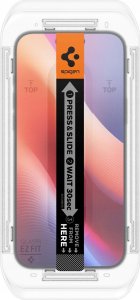 Spigen SZKŁO PRYWATYZUJĄCE SPIGEN GLAS.TR ”EZ FIT” 2-PACK IPHONE 16 PRO PRIVACY 8