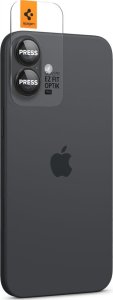 Spigen OSŁONA APARATU SPIGEN OPTIK PRO GLAS.TR ”EZ FIT” CAMERA PROTECTOR 2-PACK IPHONE 16 / 16 PLUS BLACK 2