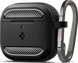 Spigen SPIGEN RUGGED ARMOR APPLE AIRPODS 4 MATTE BLACK 1