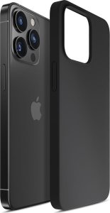 3MK Silicone Case iPhone 16 6.1" czarny/ black 6