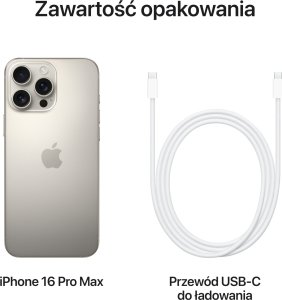Smartfon Apple iPhone 16 Pro Max 256GB Natural Titanium (MYWY3) 9