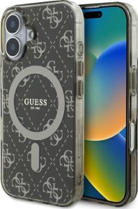 Guess Guess GUHMP16MH4DTEW iPhone 16 Plus 6.7" brązowy/brown hardcase IML 4G Background MagSafe 1