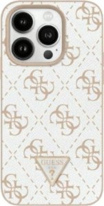 Guess Guess GUHCP16SPG4GPH iPhone 16 6.1" biały/white hardcase New 4G Triangle 1