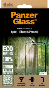 PanzerGlass MATRIX Screen Protector iPhone 16 6.1" Ultra-Wide Fit 2869 3
