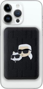 Powerbank Karl Lagerfeld Karl Lagerfeld Powerbank indukcyjny KLPB5FPGKSKCHK 15W 5000mAh czarny/black Karl&Choupette Head Pin MagSafe 6