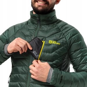 Kurtka męska Jack Wolfskin Jack Wolfskin Routeburn Pro Ins Jacket 1206862-T0138 Zielone M 1