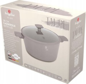 Berlinger Haus GARNEK TYTANOWY Z POKRYWĄ 28cm BERLINGER HAUS BH-8102 TAUPE 2