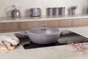 Berlinger Haus PŁASKI GARNEK TYTANOWY Z POKRYWĄ 30cm BERLINGER HAUS BH-8099 TAUPE 6