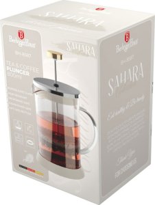 Berlinger Haus ZAPARZACZ TŁOKOWY DO KAWY HERBATY 800ml BERLINGER HAUS BH-8587 SAHARA 9