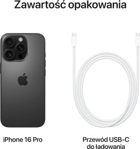 Smartfon Apple iPhone 16 Pro 128GB Black Titanium (MYND3) 9