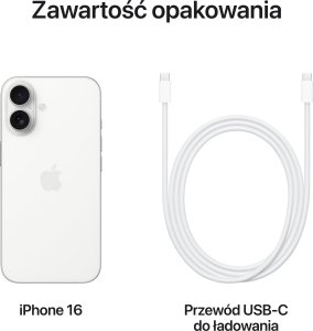 Smartfon Apple iPhone 16 256GB White (MYEF3) 9