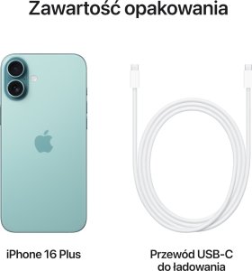 Smartfon Apple iPhone 16 Plus 5G 8/512GB Zielony (MY2J3) 9