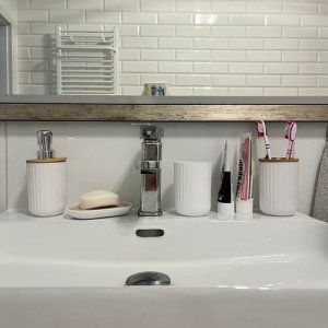 Ruhhy Zestaw akcesoriów łazienkowych - biały Ruhhy 24635 13