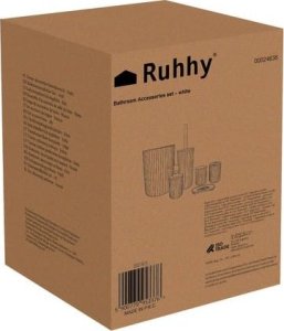 Ruhhy Zestaw akcesoriów łazienkowych - biały Ruhhy 24635 3