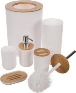Ruhhy Zestaw akcesoriów łazienkowych - biały Ruhhy 24635 6