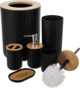 Ruhhy Zestaw akcesoriów łazienkowych - czarny Ruhhy24636 4