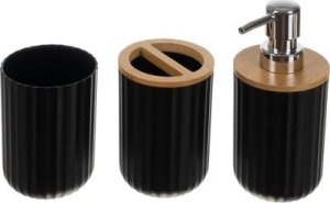 Ruhhy Zestaw akcesoriów łazienkowych - czarny Ruhhy24636 8