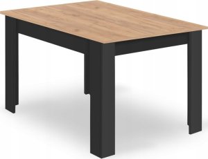 Leobert Zestaw stół NP 120x80 Craft Czarny + 4 krzesła OSAKA czarny 2