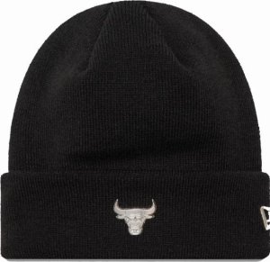 New Era Czapka zimowa NEW ERA Chicago Bulls Metallic Pin Cuff Beanie czarna 1