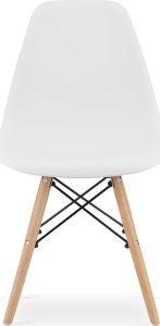 Leobert Krzesło OSAKA białe / nogi naturalne x 1 3