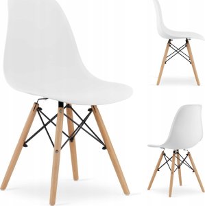 Leobert Krzesło OSAKA białe / nogi naturalne x 1 7