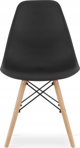 Leobert Krzesło OSAKA czarne / nogi naturalne x 1 6