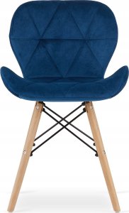 Leobert Krzesło LAGO Aksamit - granatowe x 1 3