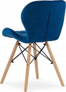 Leobert Krzesło LAGO Aksamit - granatowe x 1 4