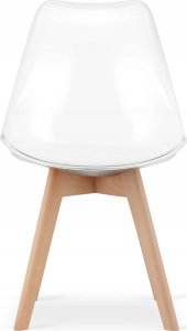 Leobert Krzesło MARK - przezroczyste / nogi naturalne x 1 8