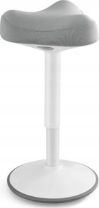 Leobert Hoker NADO - aksamit srebrno-szary / nogi czarne x 1 6