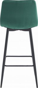 Leobert Hoker NADO - ciemna zieleń aksamit / nogi czarne x 1 4