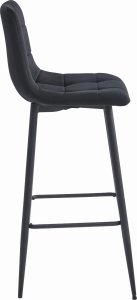 Leobert Hoker ARCETO - czarny aksamit / nogi czarne x 1 3