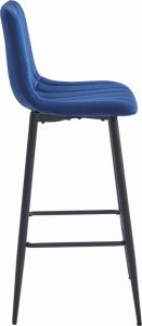 Leobert Hoker POZZA - granat aksamit / nogi czarne x 2 3