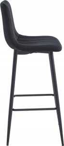 Leobert Hoker POZZA - czarny aksamit / nogi czarne x 1 3