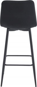 Leobert Hoker POZZA - czarny aksamit / nogi czarne x 1 4