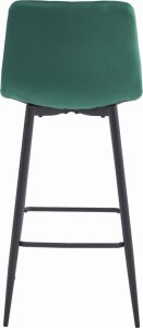 Leobert Hoker POZZA - ciemna zieleń aksamit / nogi czarne x 1 3