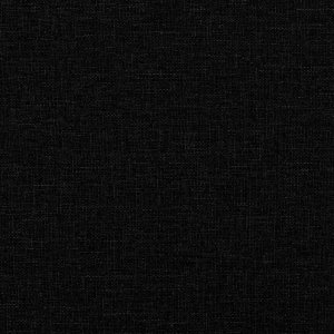 vidaXL Łóżko kontynentalne z materacem, czarne, tkanina, 80x200 cm 12