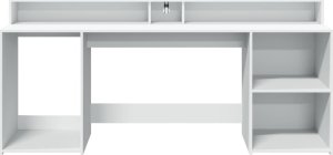 Biurko vidaXL Białe 200 cm x 55 cm 6