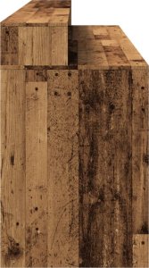 Biurko vidaXL Brązowe 200 cm x 55 cm 7