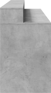 Biurko vidaXL Szare 200 cm x 55 cm 7