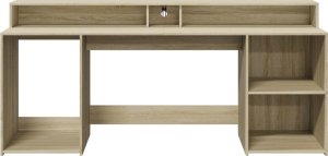 Biurko vidaXL Dąb Sonoma 200 cm x 55 cm 6