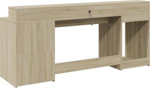 Biurko vidaXL Dąb Sonoma 200 cm x 55 cm 8