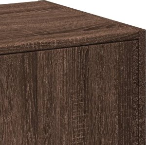 vidaXL Szafka apteczna,brązowy dąb, 30x41x174,5 cm 8