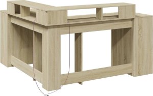 Biurko vidaXL Dąb Sonoma 152 cm x 152 cm 8
