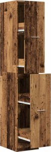 vidaXL Szafka apteczna,stare drewno, 30x41x174,5 cm 2