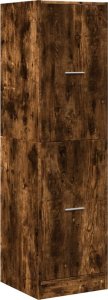 vidaXL Szafka apteczna,przydymiony dąb, 40x41x144,5 cm 3