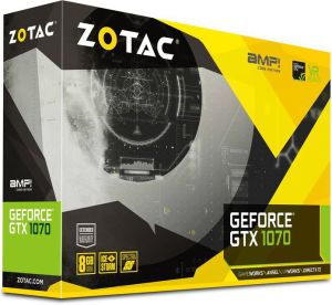 Karta graficzna Zotac GeForce GTX 1070 AMP! Core Edition 8GB GDDR5 (256 Bit) DVI-D, HDMI, 3xDisplayPort, BOX (ZT-P10700N-10P) 7