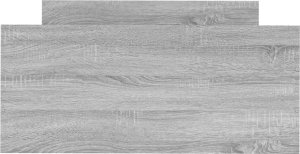 vidaXL Rama łóżka, szary dąb sonoma, 100x200cm materiał drewnopochodny 4