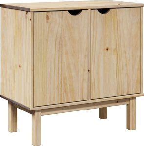 vidaXL Szafka do przedpokoju OTTA, 75x40x75 cm, lite drewno sosnowe 2